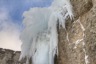 Frozen waterfall